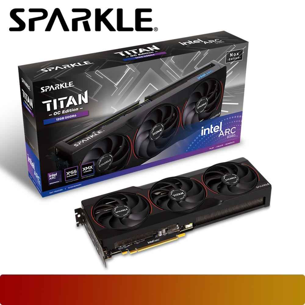 SPARKLE Intel Arc B580 TITAN Nox OC 12GB GDDR6 - Nano Komputer