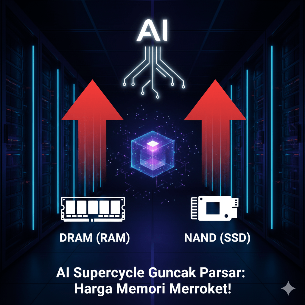 Harga RAM dan SSD Meroket: Ini Penyebab Utama Kenaikan Harga Memori Global! - Nano Komputer