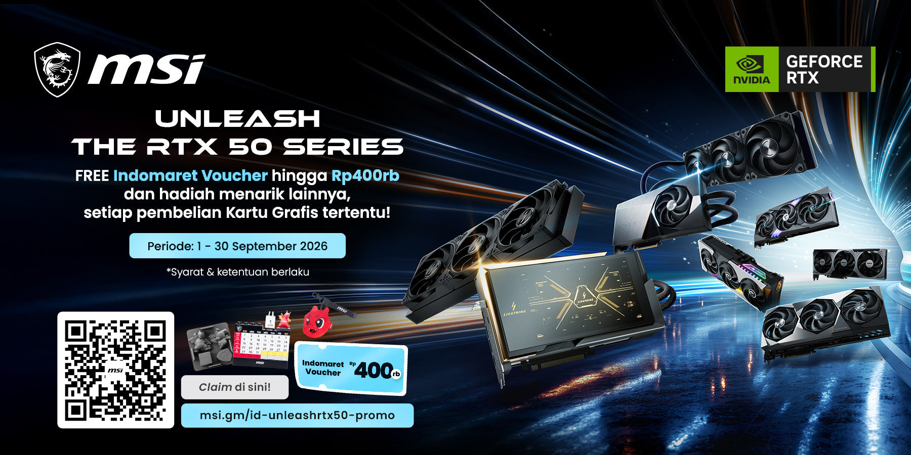 MSi UNLEASH THE RTX 50 SERIES