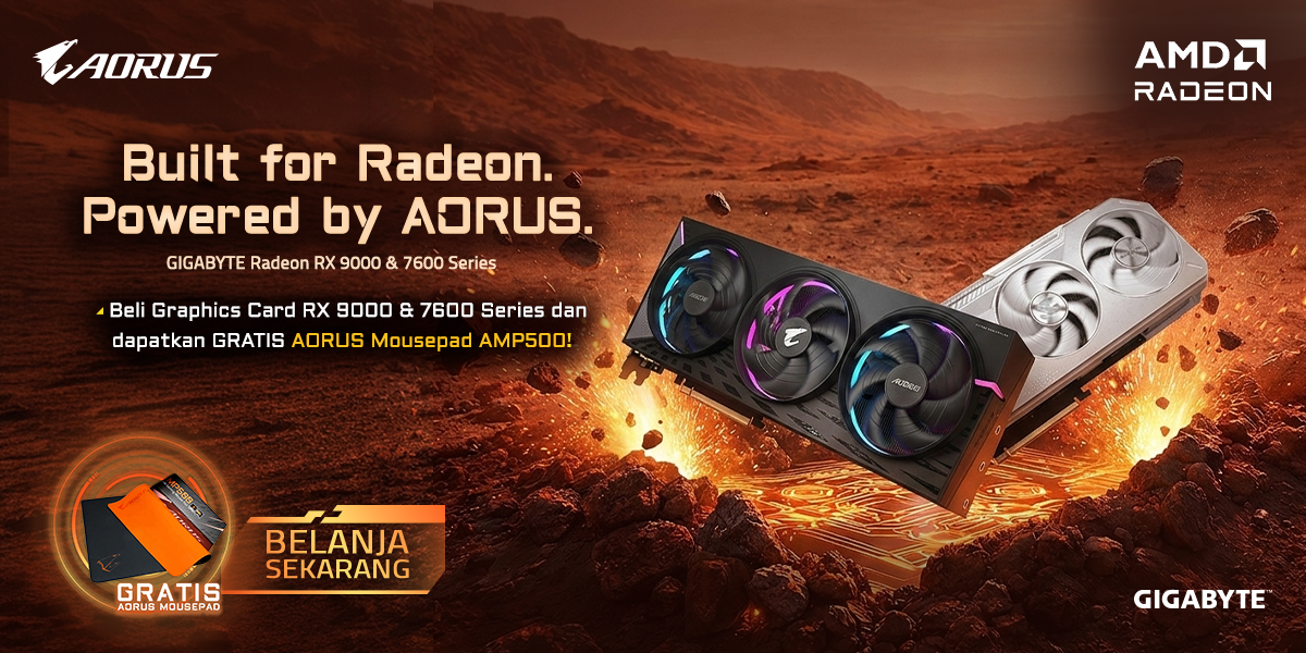 Power Your Game with GIGABYTE RADEON 9000 and 7600 Series!