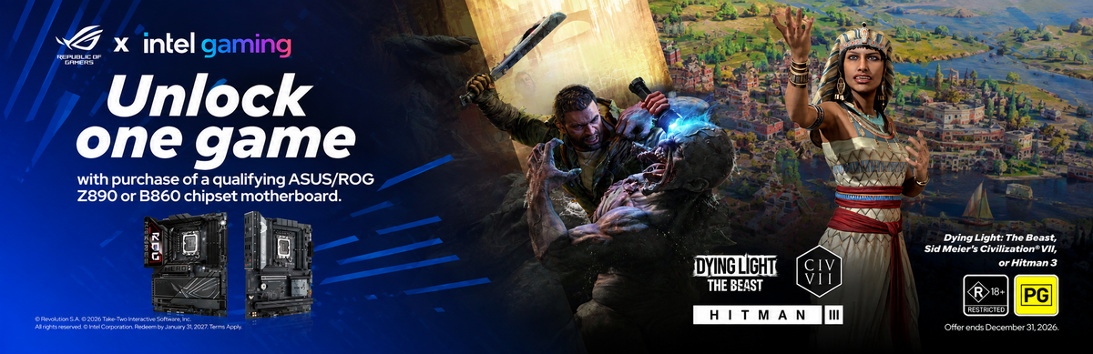 ASUS x Intel Unlock one game
