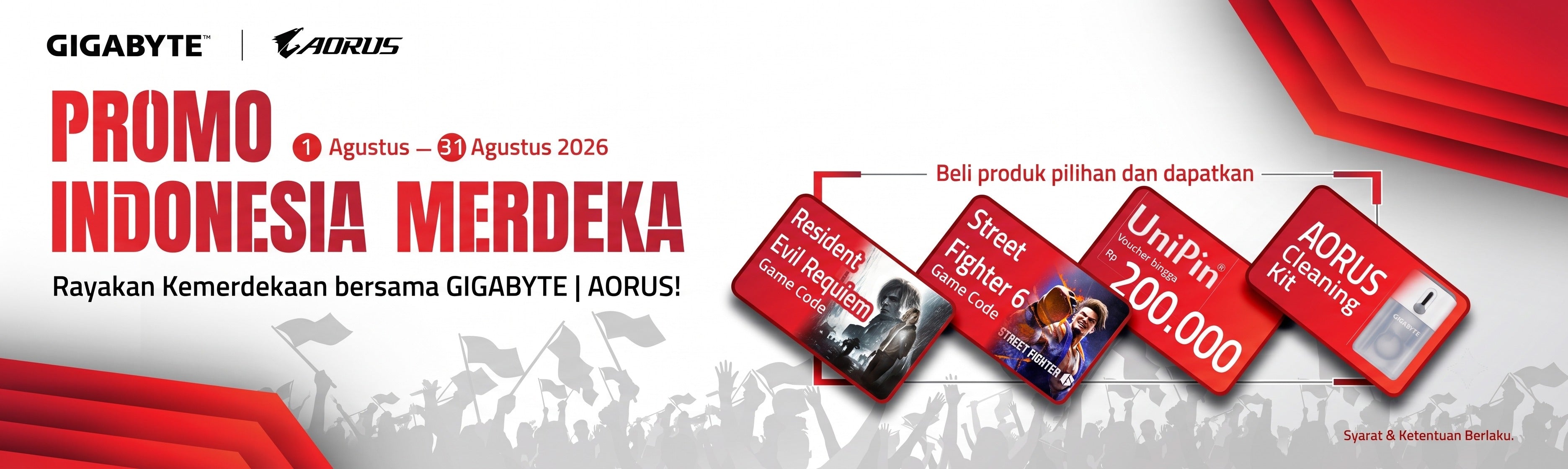 GIGABYTE Promo Indonesia Merdeka 2026