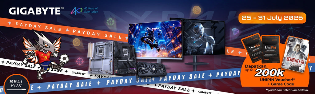 GIGABYTE PAYDAY SPESIAL JULI!