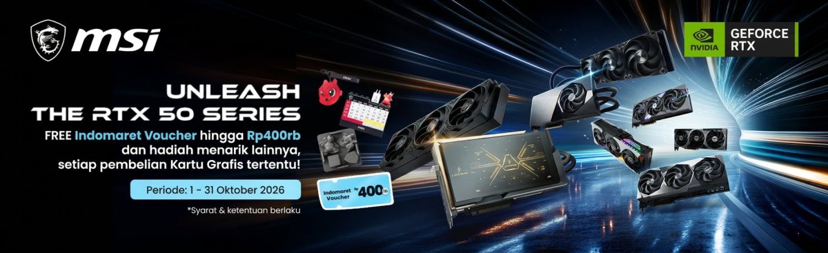 MSi UNLEASH THE RTX 50 SERIES - Nano Komputer