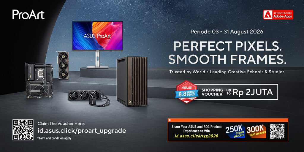 ASUS PERFECT PIXELS, SMOOTH FRAMES - Nano Komputer