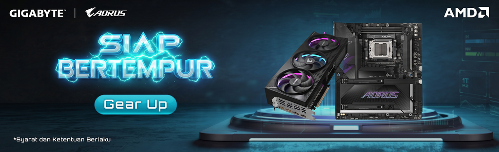 Siap Bertempur bersama AMD & GIGABYTE