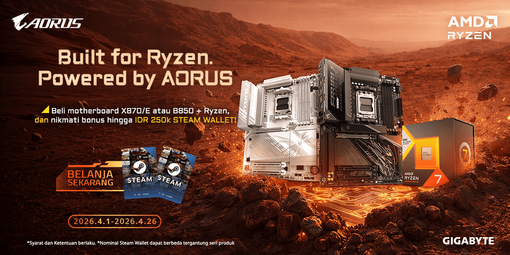 Built for Ryzen: Powered by GIGABYTE - Nano Komputer