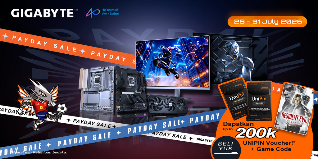 GIGABYTE PAYDAY SPESIAL JULI!