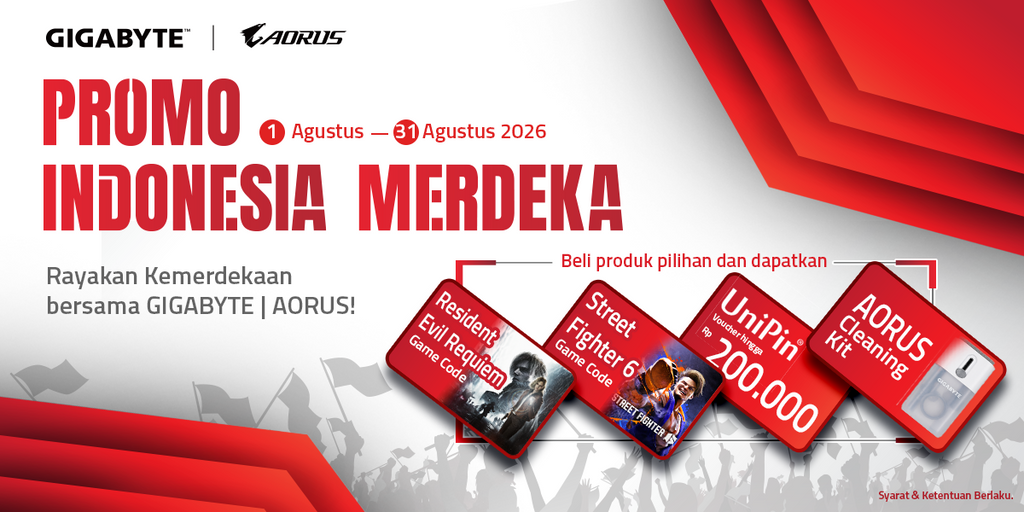 GIGABYTE Promo Indonesia Merdeka 2026