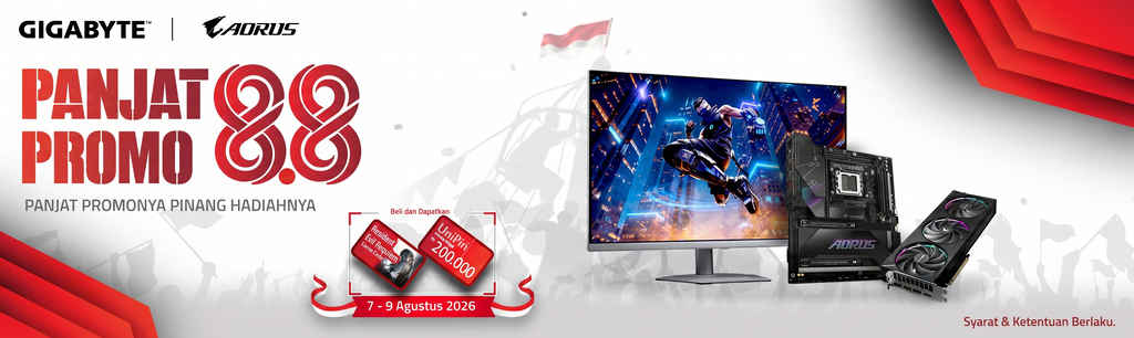 GIGABYTE PANJAT PROMO 8.8!