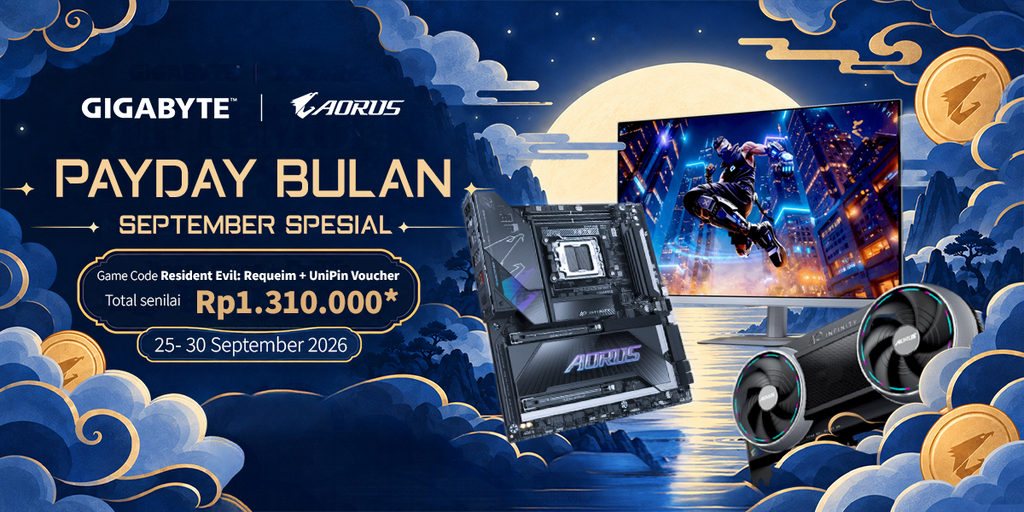 GIGABYTE PAYDAY BULAN SEPTEMBER SPESIAL