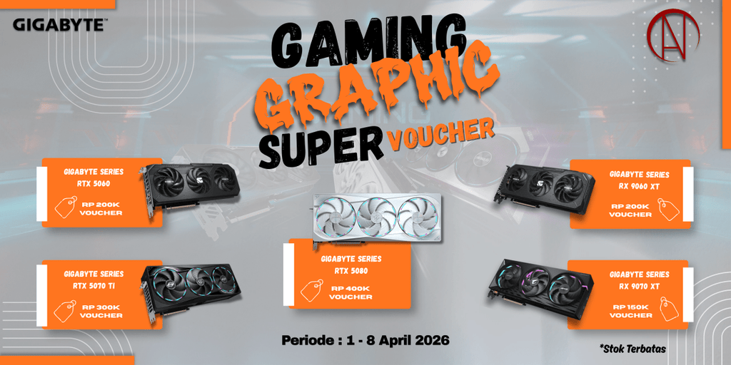 Gigabyte Gaming GRAPHIC Super Voucher - Nano Komputer