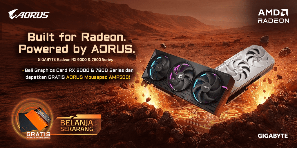 Power Your Game with GIGABYTE RADEON 9000 and 7600 Series! - Nano Komputer