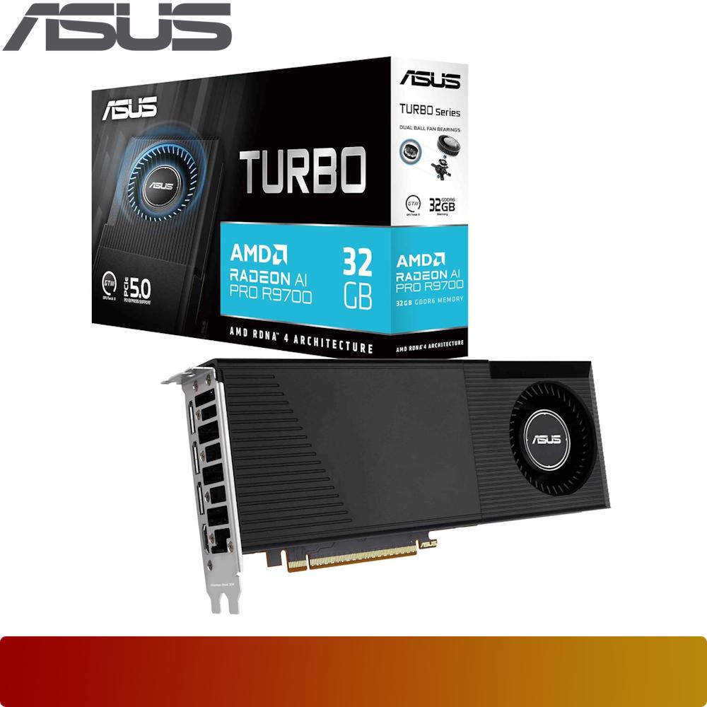ASUS TURBO Radeon AI PRO R9700 32GB GDDR6