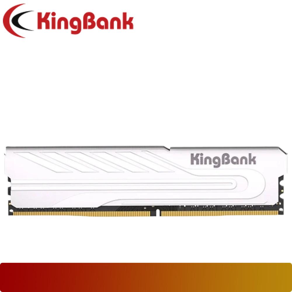 KINGBANK FP049D7206 | Classic Heatsink 16GB (1x16GB) DDR4 DRAM 3200Mhz CL16 AMD EXPO & Intel XMP Memory Kit  - Silver
