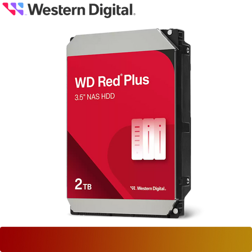 Western Digital Hard Disk 3,5 inci WD Red Plus NAS - 2TB