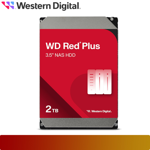 Western Digital Hard Disk 3,5 inci WD Red Plus NAS - 2TB