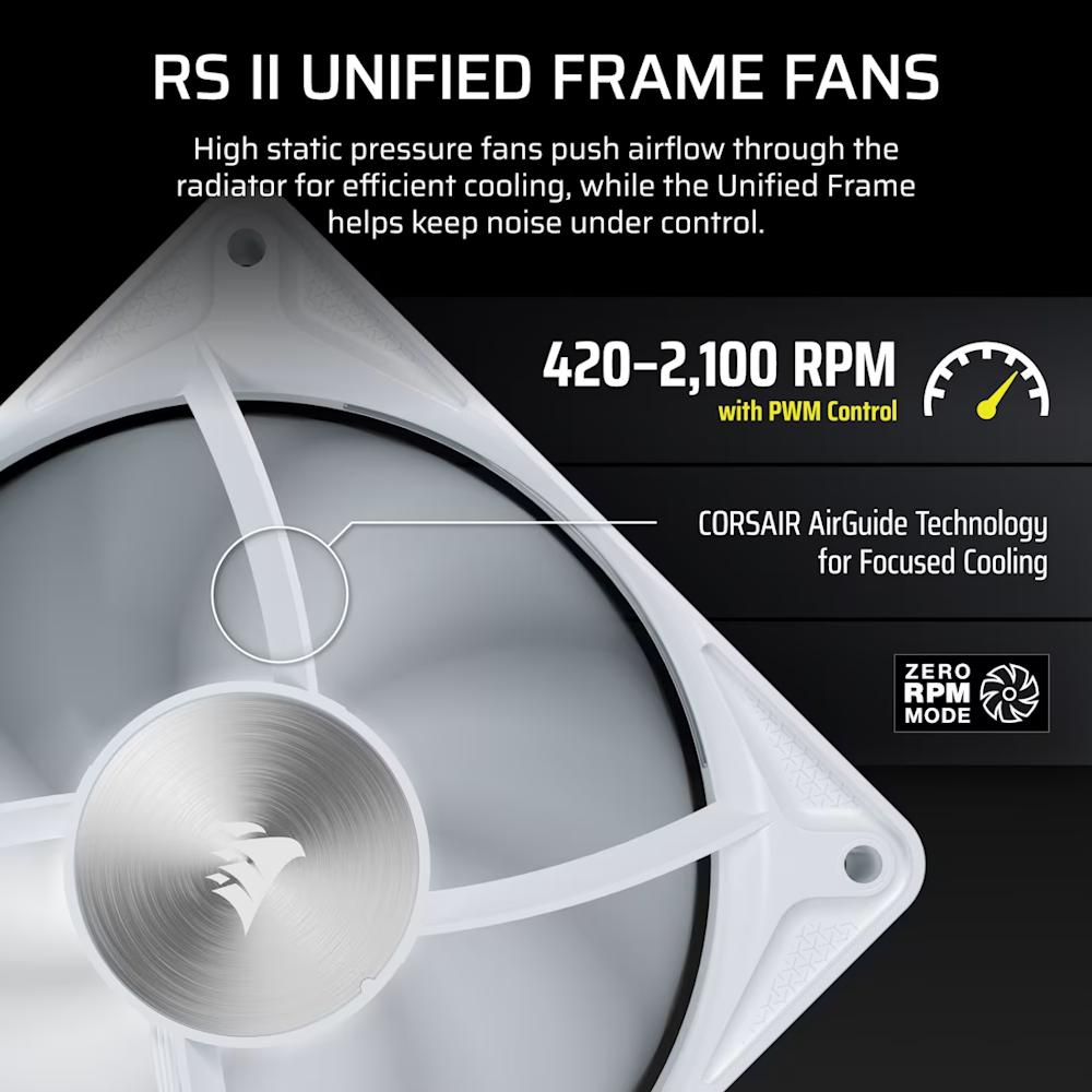 CORSAIR NAUTILUS II 360 RS LCD Liquid CPU Cooler
