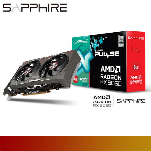 SAPPHIRE PULSE AMD Radeon RX 9050 8GB GDDR6 GPU