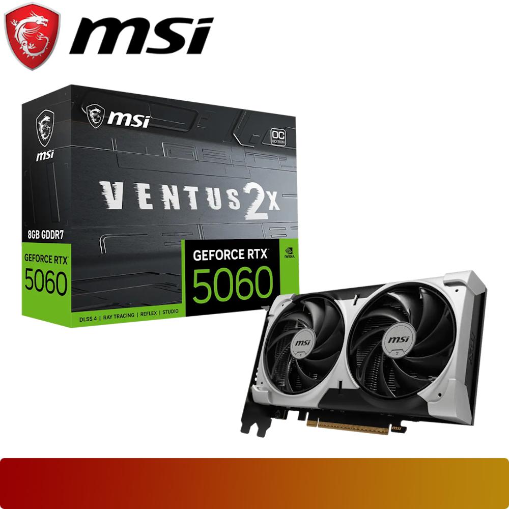 MSI GeForce RTX 5060 8G VENTUS 2X OC V1