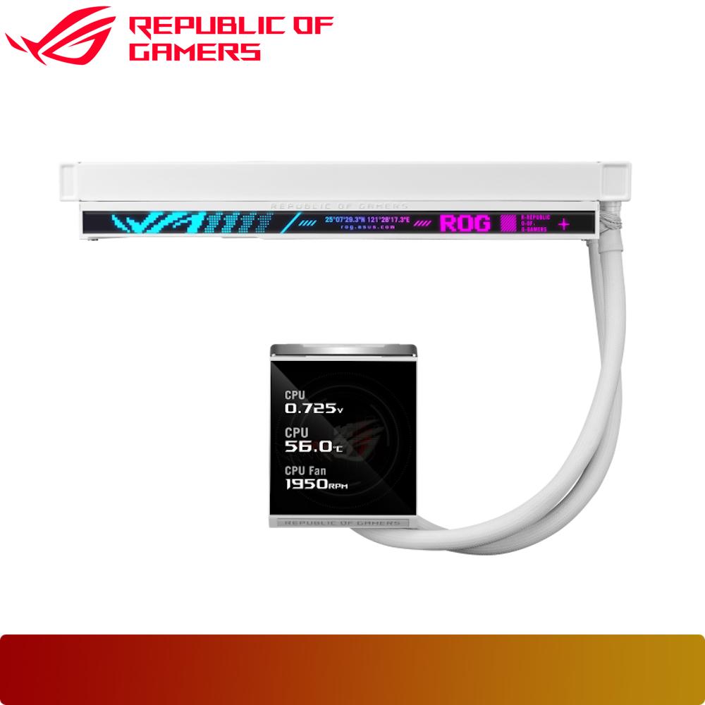 ASUS ROG Strix LC IV 360 ARGB LCD White Edition
