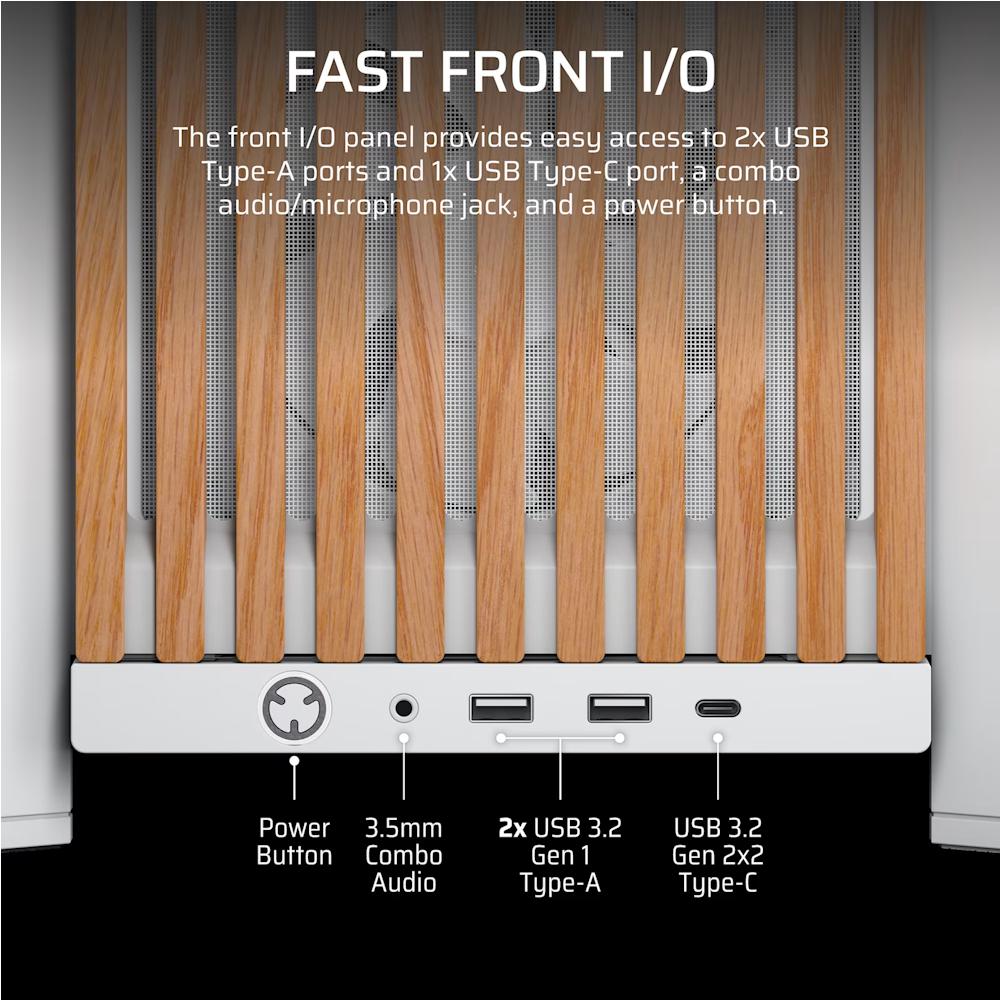 CORSAIR FRAME 4000D WOOD RS Modular Mid-Tower PC Case
