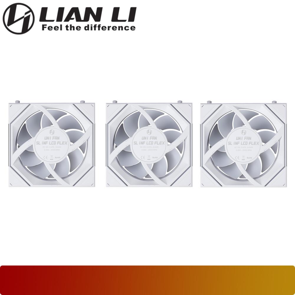LIAN LI UNI FAN SL-INF LCD FLEX 120 Triple Pack