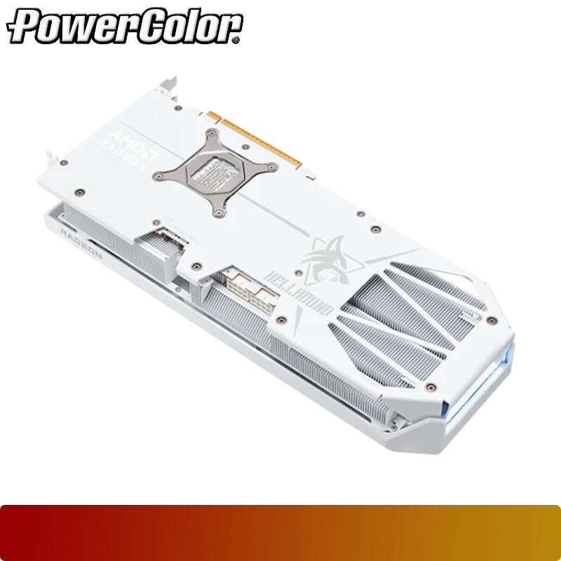 POWERCOLOR Hellhound Spectral White AMD Radeon RX 9070 XT 16GB GDDR6