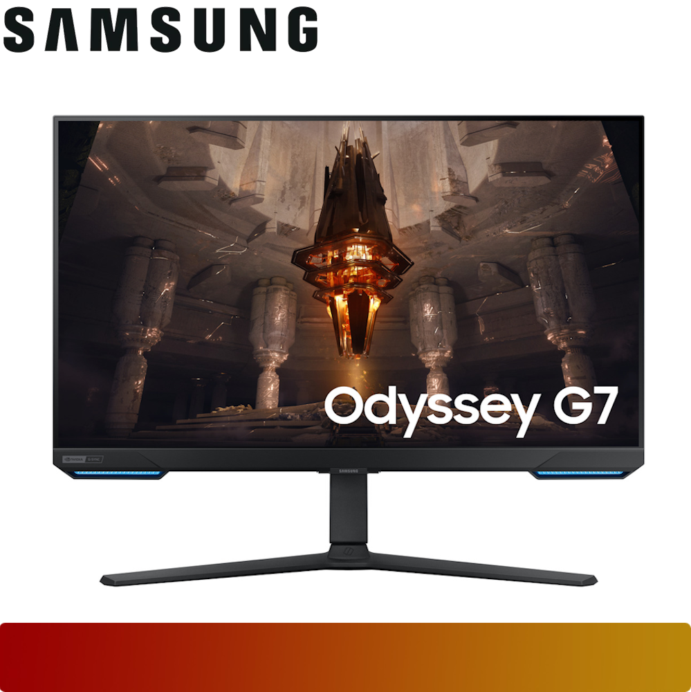 SAMSUNG 32” Odyssey G7 G70B UHD 144Hz Smart Gaming Monitor