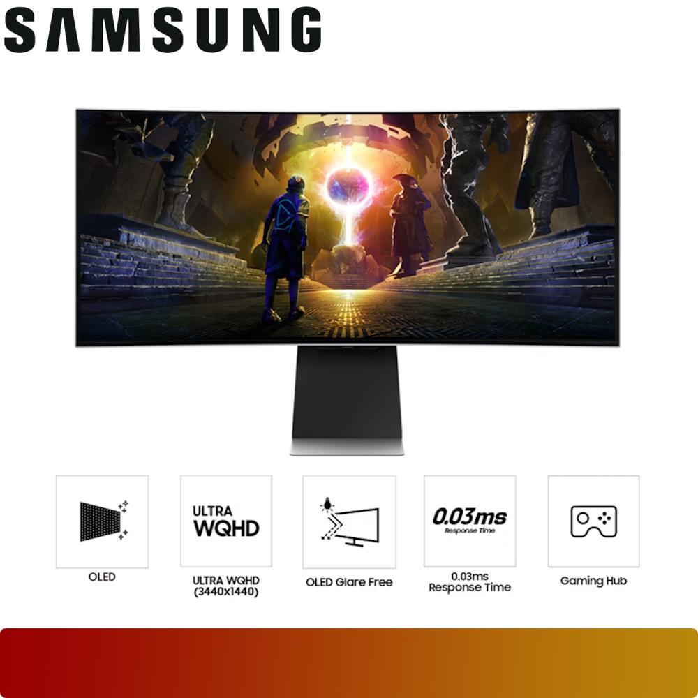 SAMSUNG LS34DG850SEXXD | 34" Odyssey OLED G8 G85SD Ultra WQHD 175Hz Curved Gaming Monitor