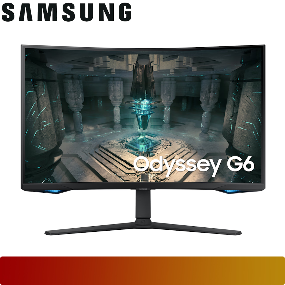 SAMSUNG 32” Odyssey G6 G65B QHD 240Hz Smart Gaming Monitor
