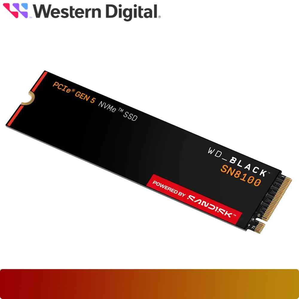 WD BLACK SN8100 4TB NVMe M.2 2280 SSD PCIe Gen 5.0x4