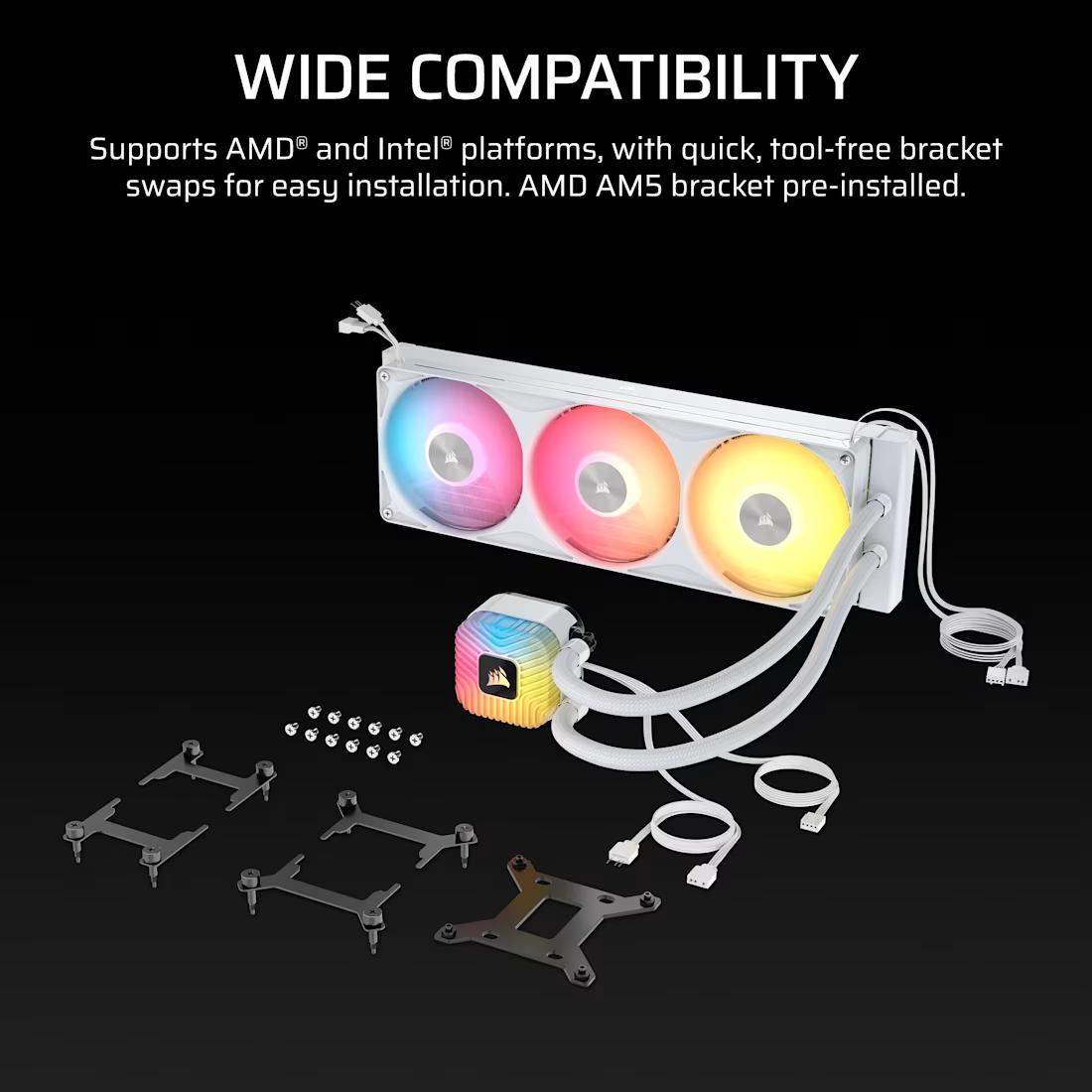CORSAIR NAUTILUS II 360 RS ARGB Liquid CPU Cooler