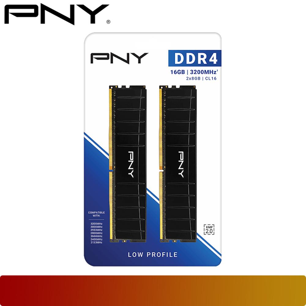 PNY MD16GK2D4320016LP 16GB (2x8GB) DDR4 3200MHz CL16 Black