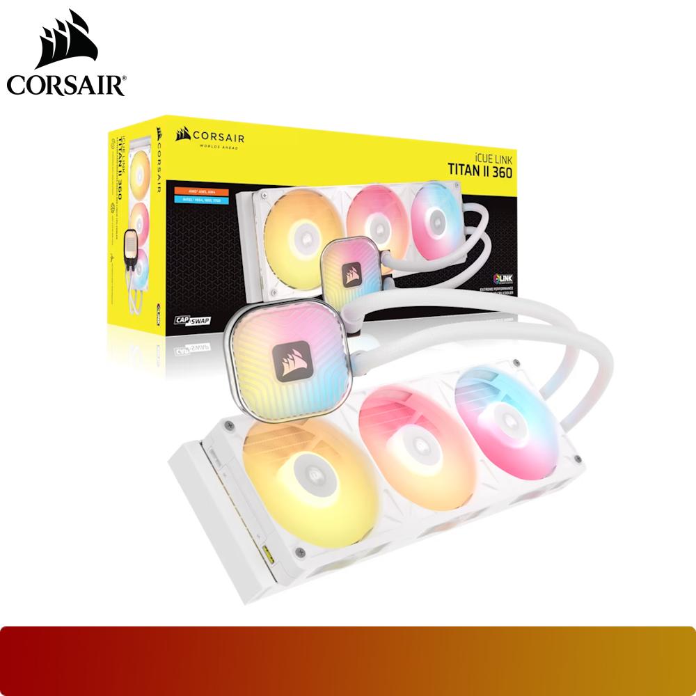 CORSAIR iCUE LINK TITAN II 360 RX RGB AIO Liquid CPU Cooler