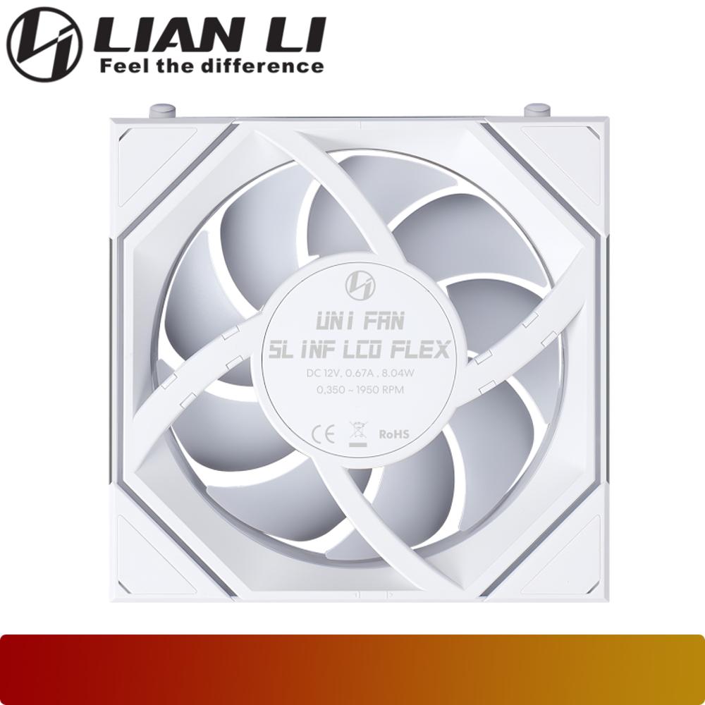 LIAN LI UNI FAN SL-INF LCD FLEX 120 Reverse Blade Single Pack