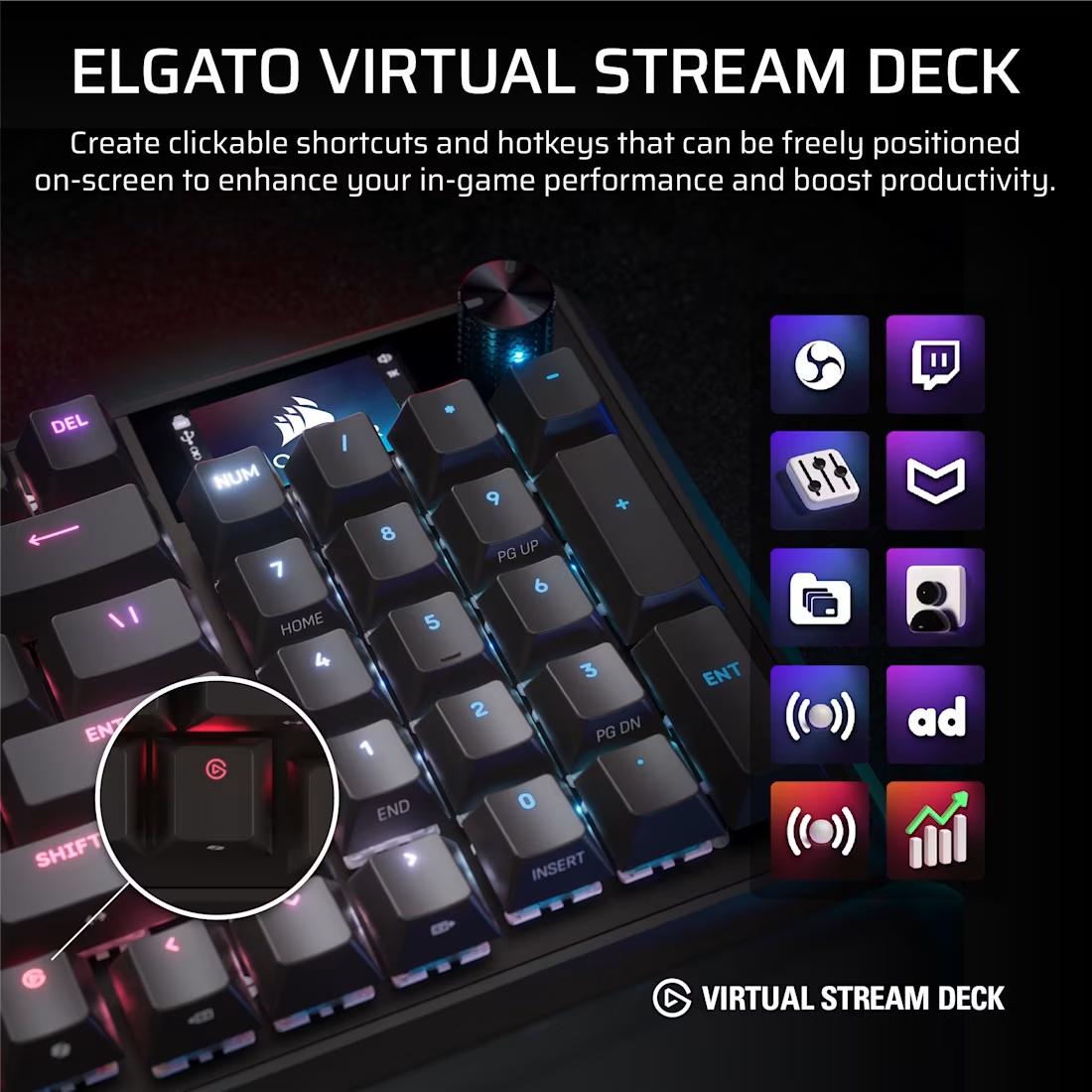 CORSAIR VANGUARD 96 Mechanical Gaming Keyboard