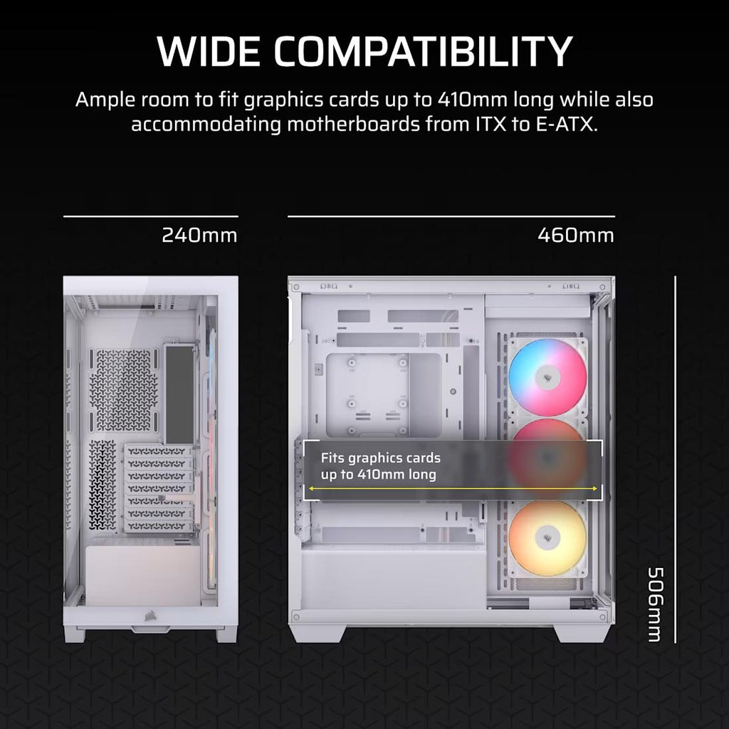 CORSAIR 3500X RS-R ARGB Mid-Tower PC Case