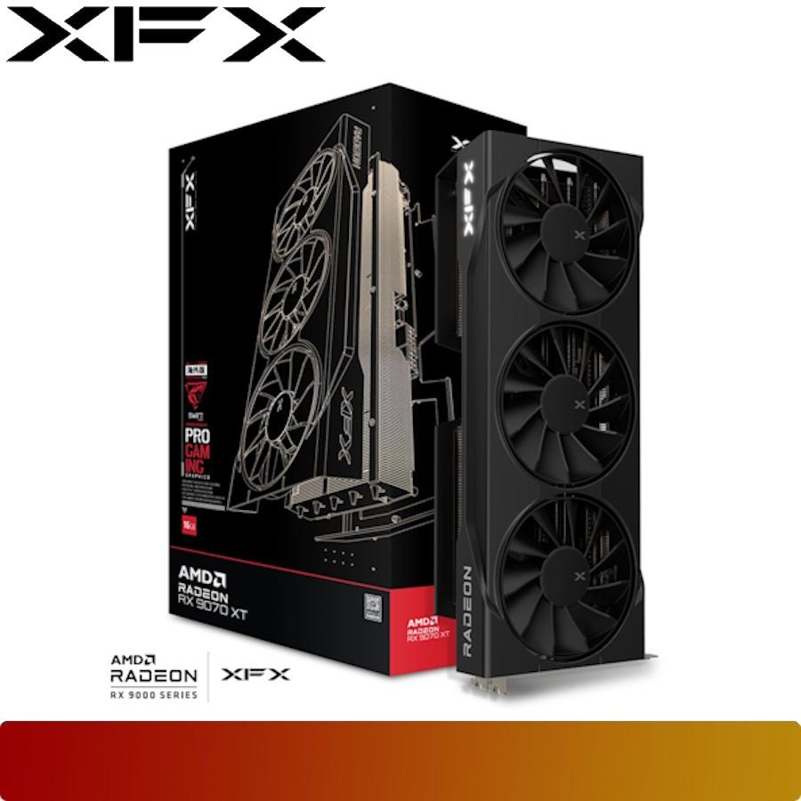 XFX Swift AMD Radeon RX 9070 XT 16GB GDDR6 Triple Fan Gaming Edition