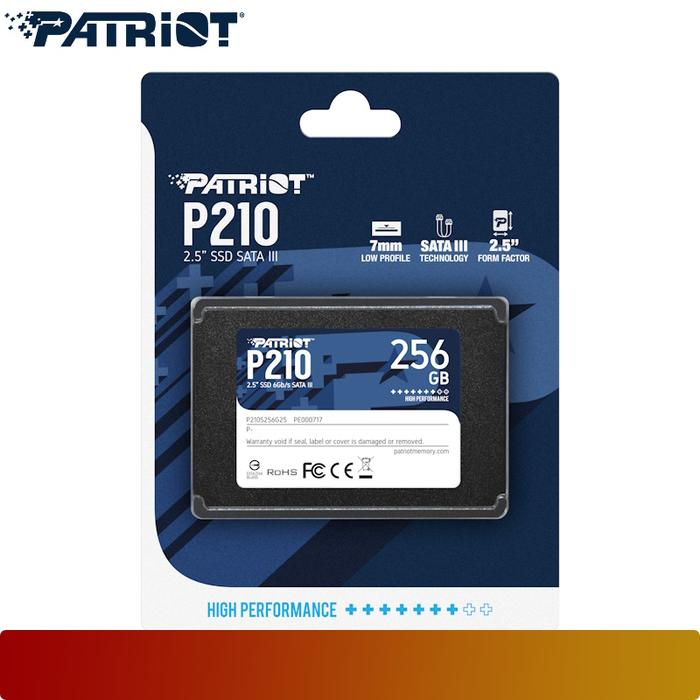 PATRIOT P210 2.5" SSD SATA III 256GB