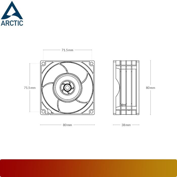 ARCTIC S8038-10K Single Fan