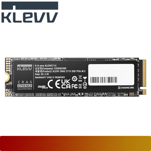 KLEVV CRAS C715 1TB M.2 NVMe PCIe Gen3x4 SSD