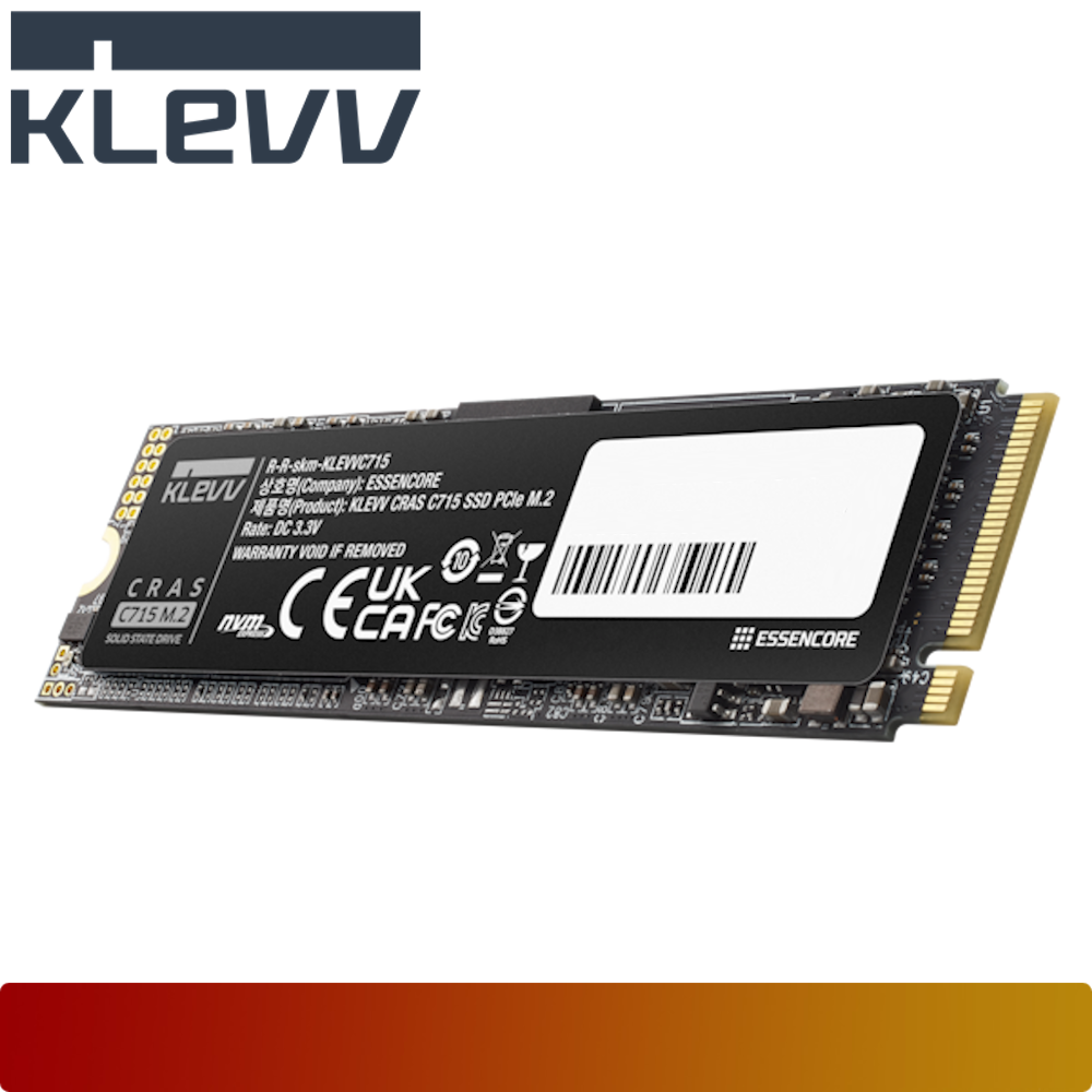KLEVV CRAS C715 256GB M.2 NVMe PCIe Gen3x4 SSD