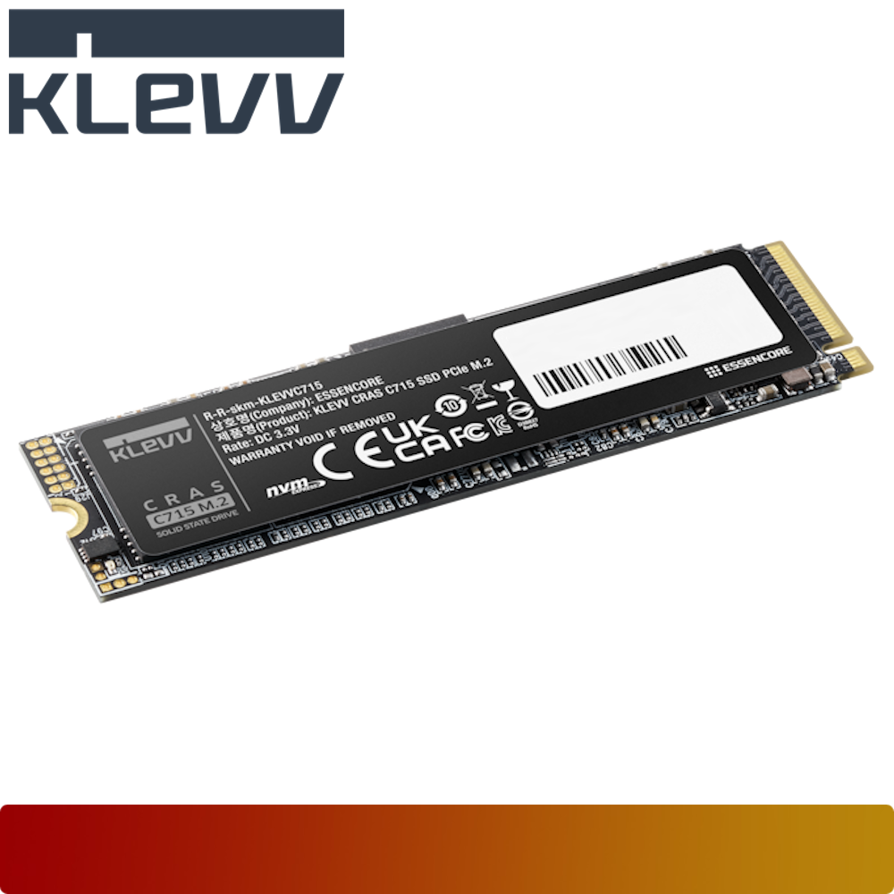 KLEVV CRAS C715 256GB M.2 NVMe PCIe Gen3x4 SSD