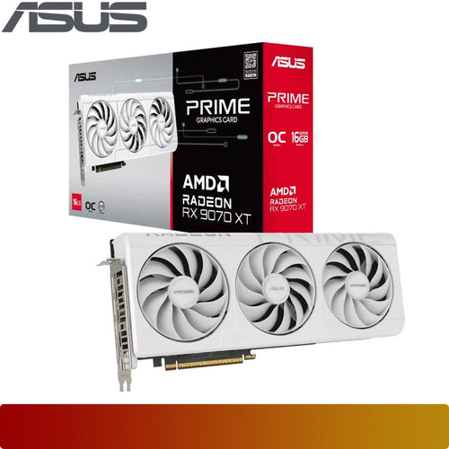ASUS Prime Radeon RX 9070 XT White OC Edition 16GB GDDR6