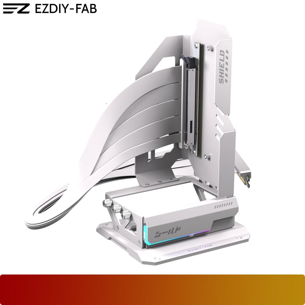 EZDIY-FAB Shield ARGB Upright GPU Mount PCIe 5.0 Riser Cable 600mm