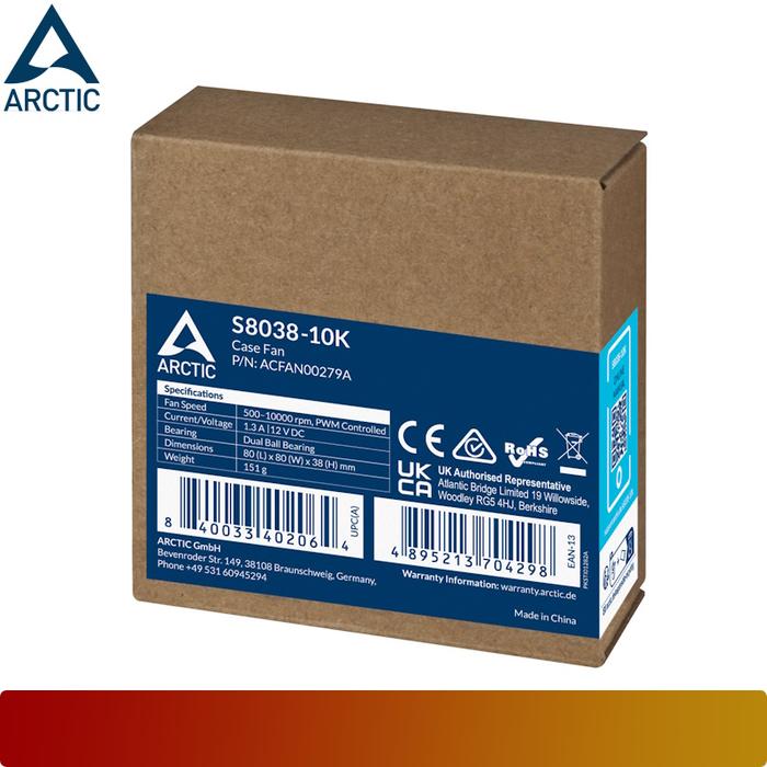 ARCTIC S8038-10K Single Fan