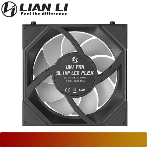 LIAN LI UNI FAN SL-INF LCD FLEX 120 Reverse Blade Single Pack