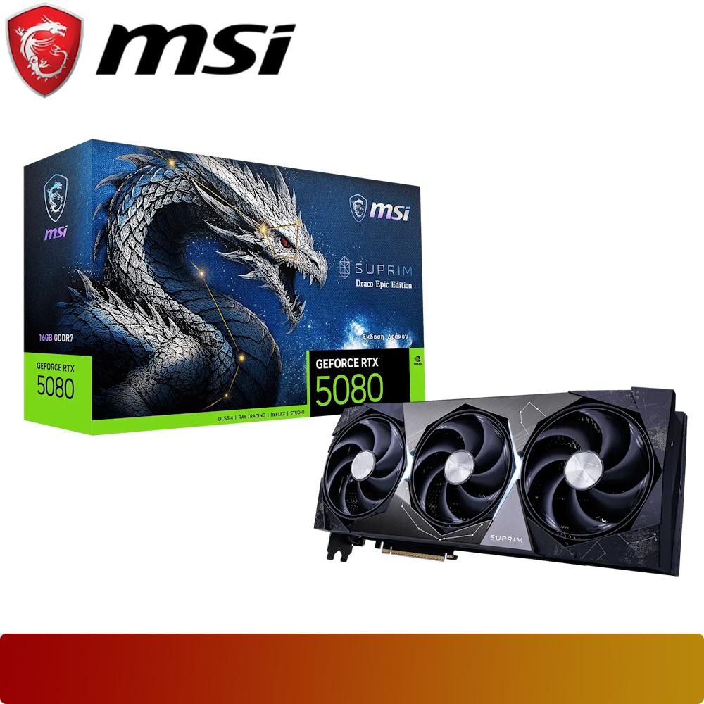 MSI GeForce RTX 5080 16G SUPRIM DRACO EPIC EDITION