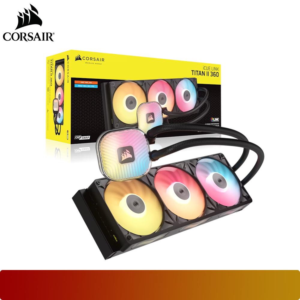 CORSAIR iCUE LINK TITAN II 360 RX RGB AIO Liquid CPU Cooler